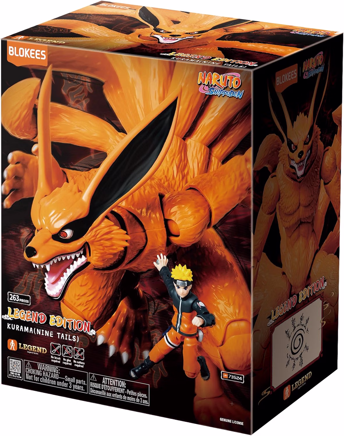 BLOKEES - Naruto Shuppuden LE01 Nine Tails Kurama - Kit de modelo