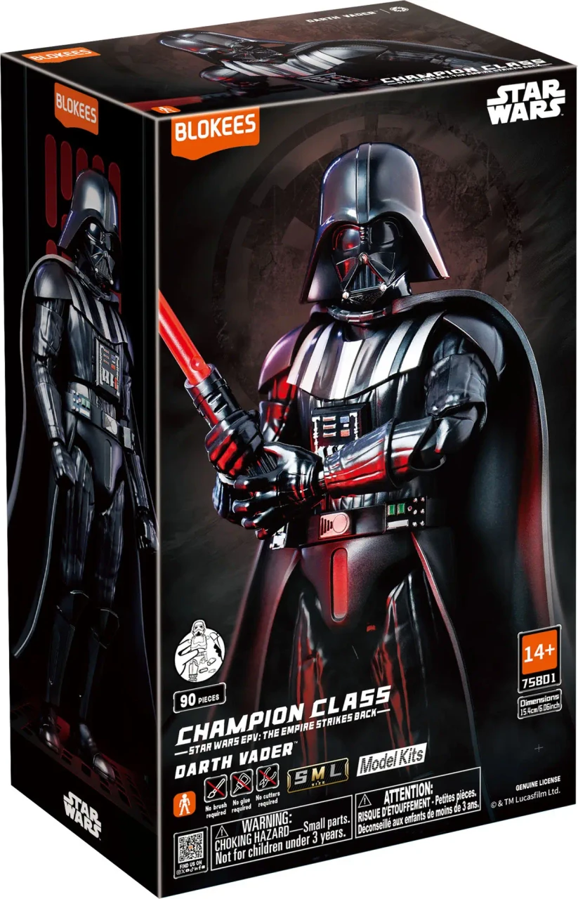 STAR WARS: EL IMPERIO CONTRAATACA™ MAQUETA DE DARTH VADER™ CLASE CHAMPION 01 | BLOKEES