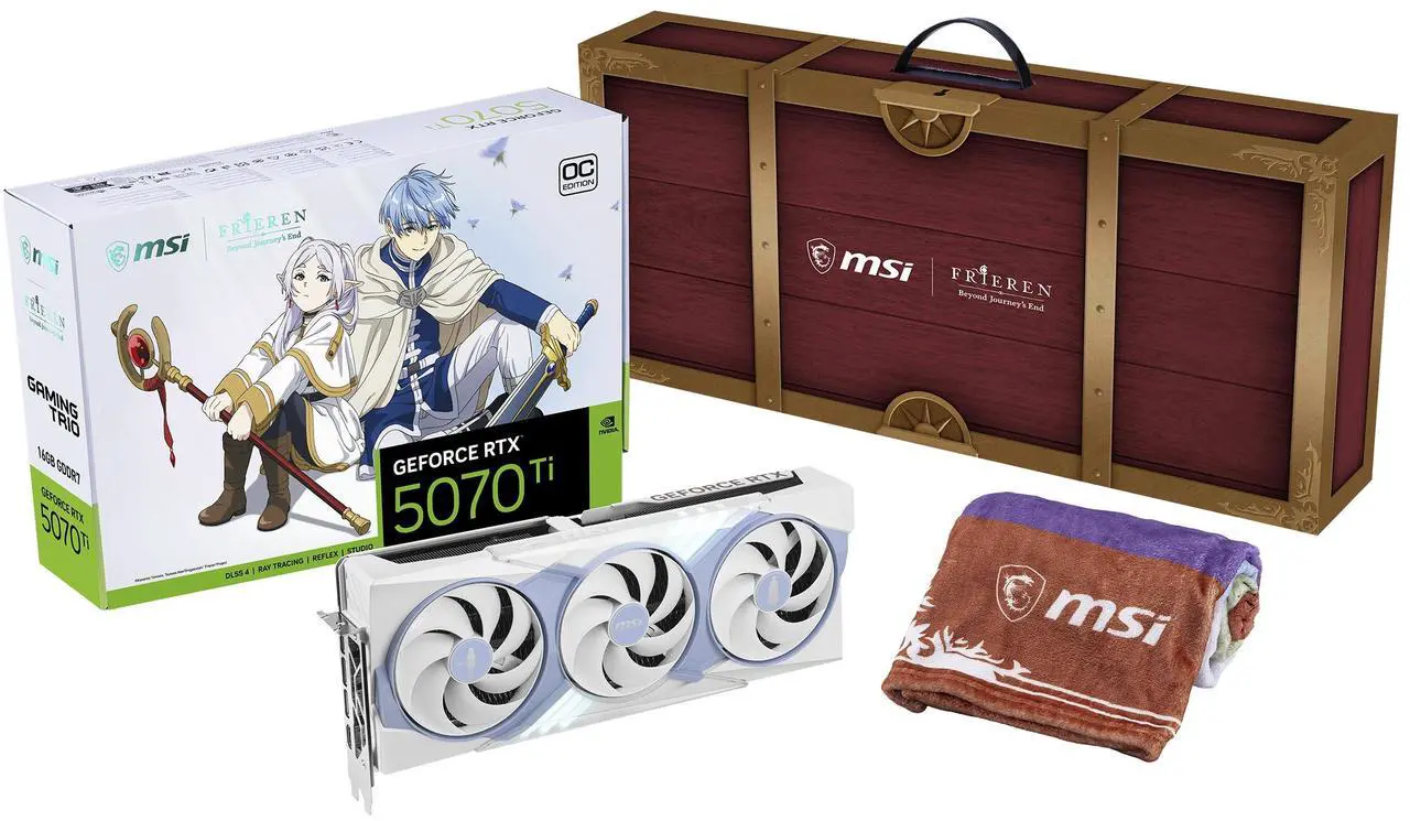 MSI FRIEREN EDITION GeForce RTX 5070 Ti 16GB GDDR7 PCI Express 5.0