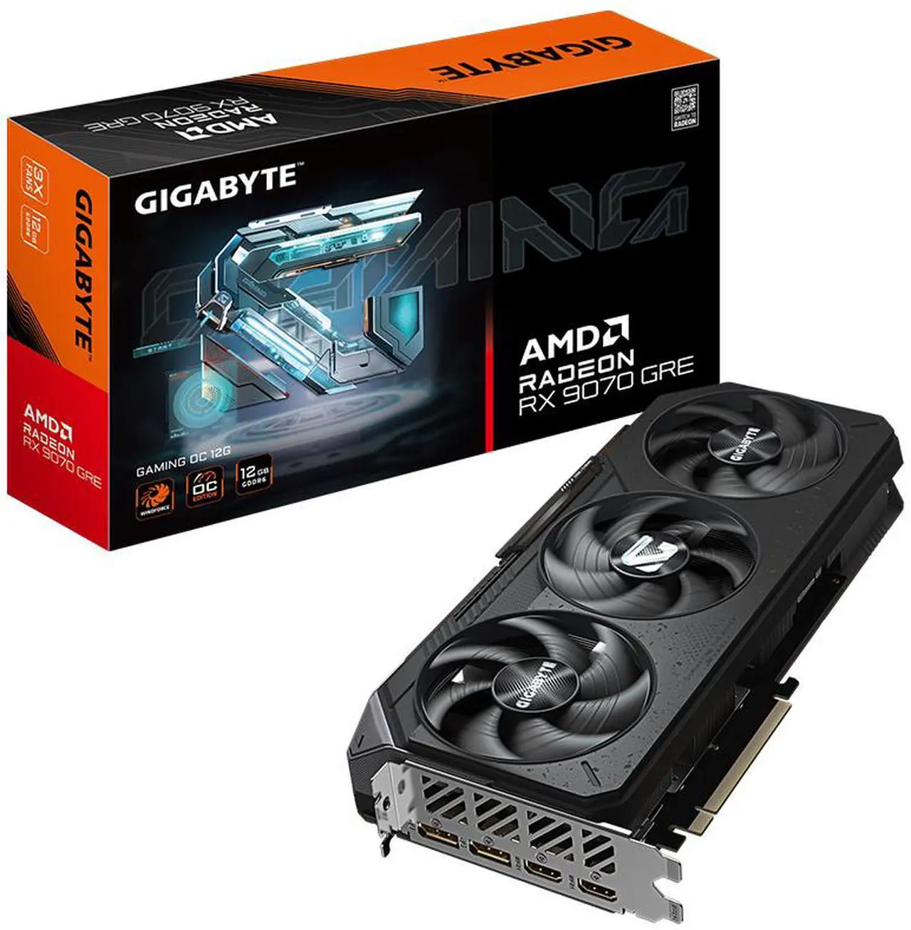 GIGABYTE Gaming Radeon RX 9070 GRE 12GB · foto 1 de 5